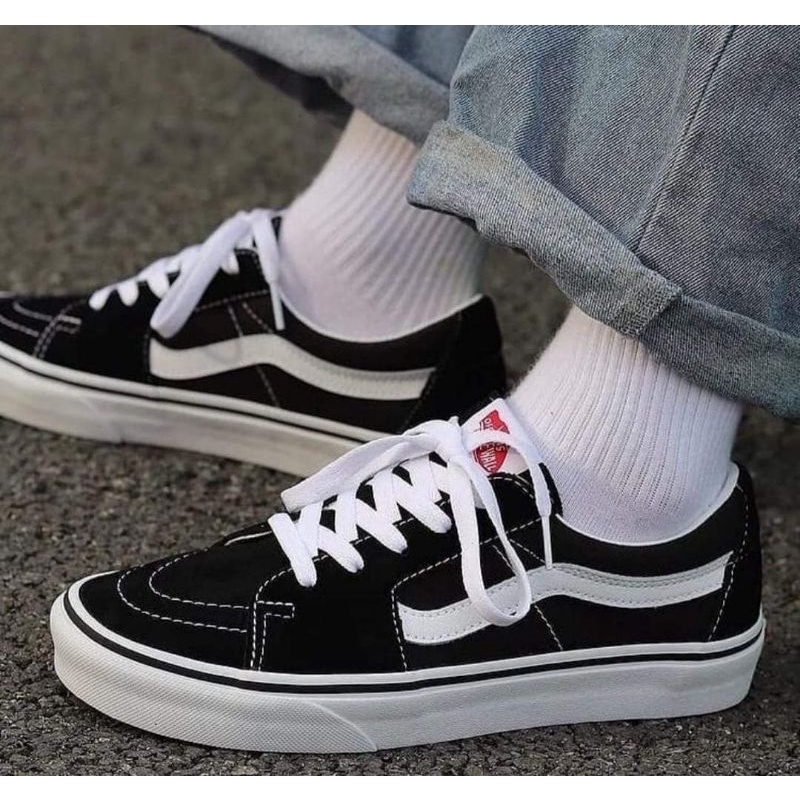 Sk8 Low Classic Black White