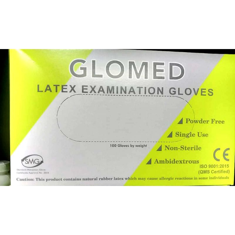 Glomed Latex Examination Gloves Shopee Philippines