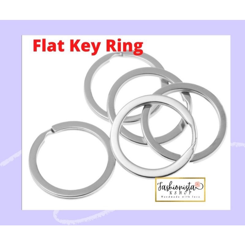 Flat Key Ring 25mm, 28mm, 30mm High Quality 