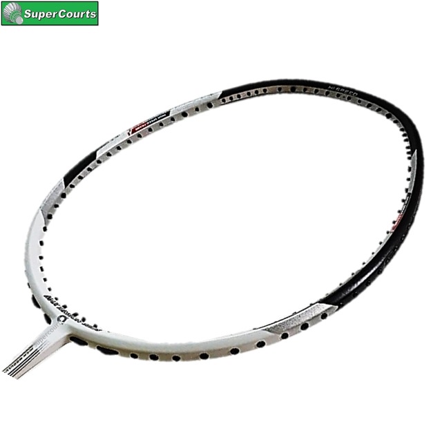 Apacs Lethal 10 (max 38lbs) No String Badminton Racket - White Blk Matt ...