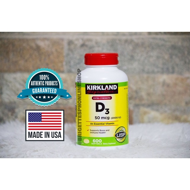 Kirkland Vitamin D3 (30 100 Softgels) Shopee Philippines