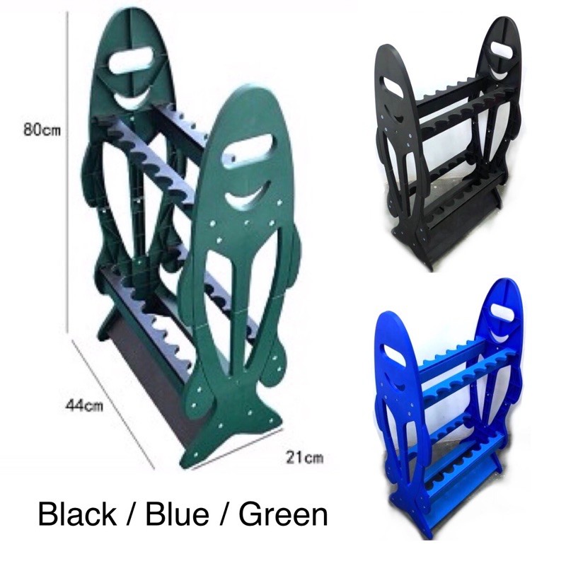 Fishing Rod Rack / Rack Pancing / Rod Stand / Rod Holder / Rak Pancing ...