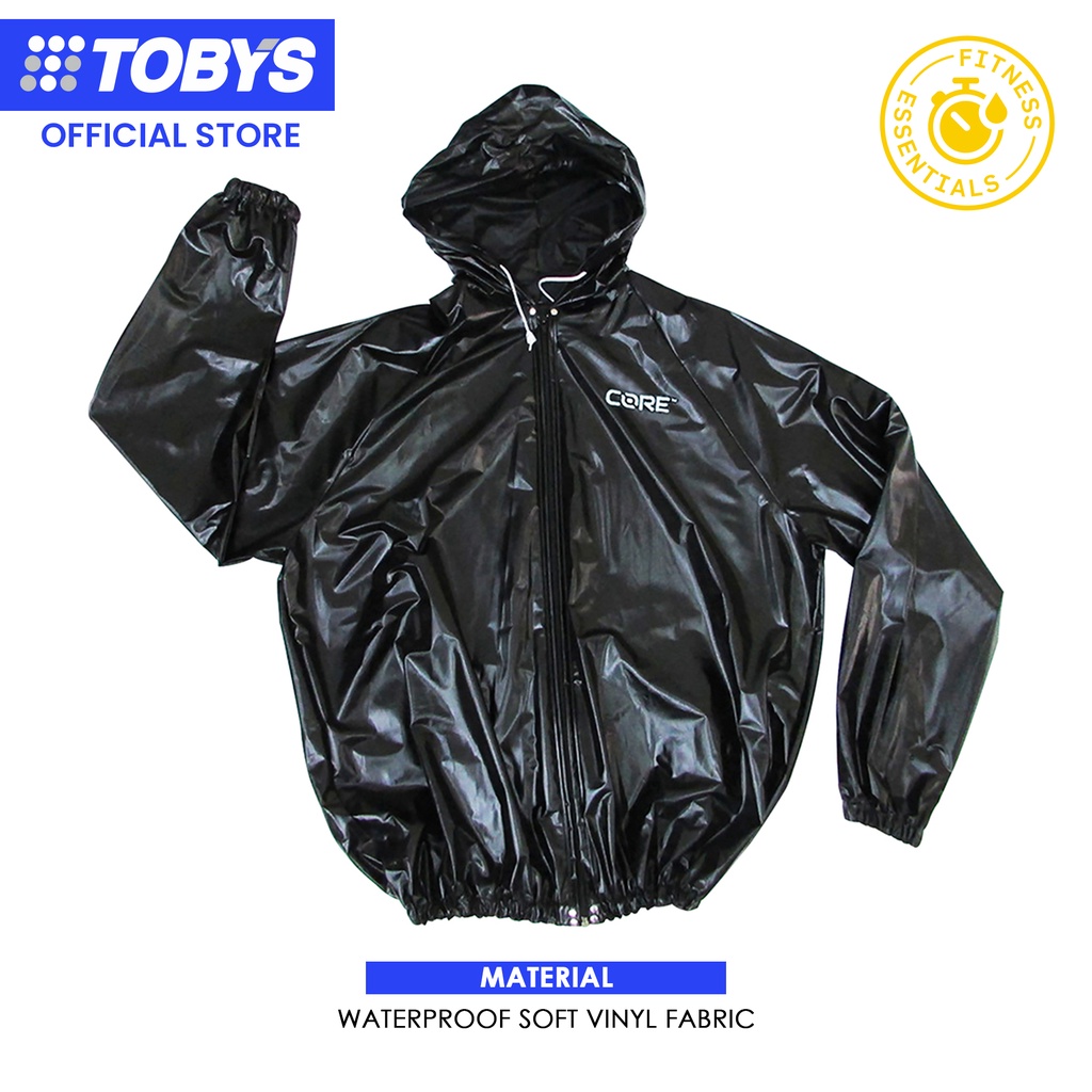 Core Unisex Sauna Suit with Zipper and Hood Shopee Philippines