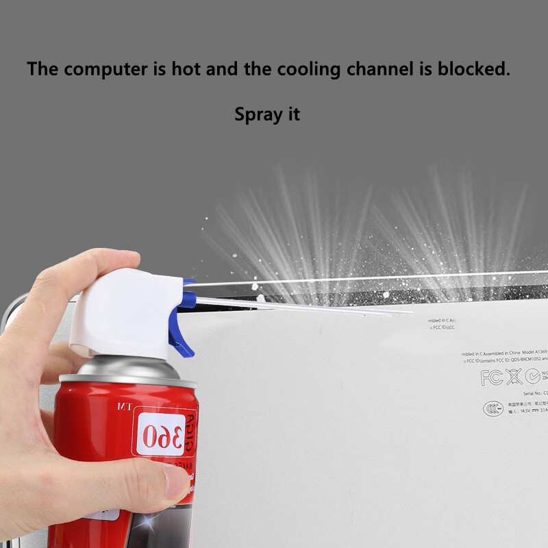 Giga360 Air Duster 15oz/450ml Compressed Air Can for PC Laptop | Shopee ...