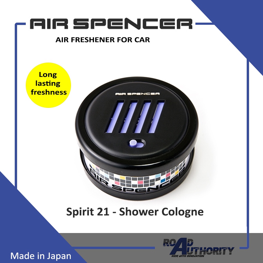 Air Spencer Car Freshener Eikosha Can Type Cartridge Spirit 21 Shower