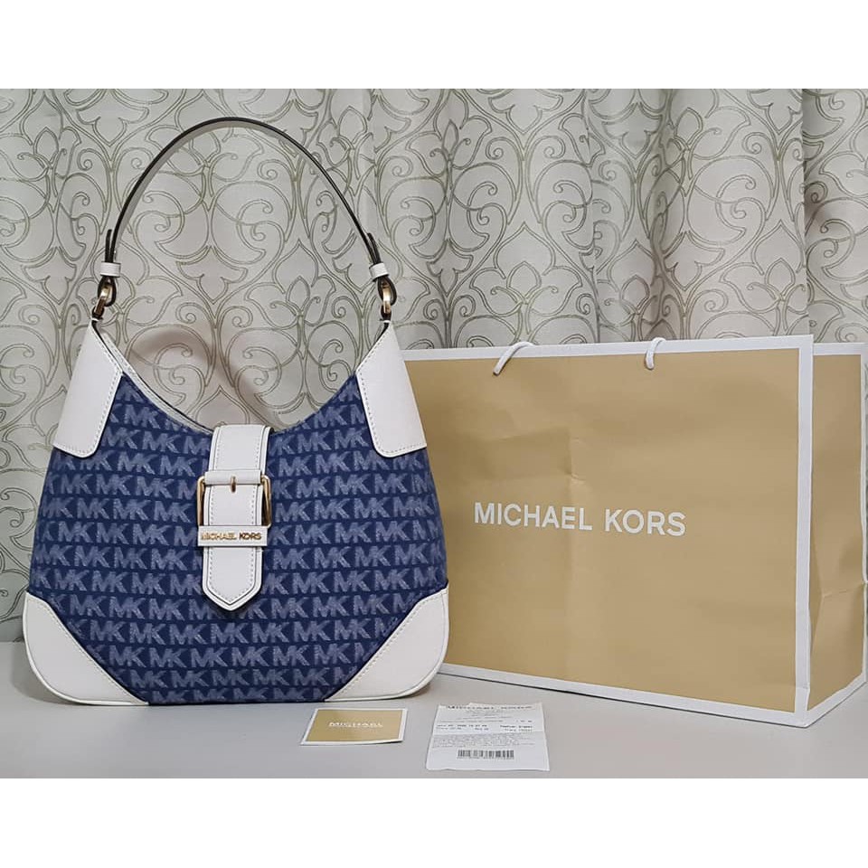 Michael kors denim clearance handbags