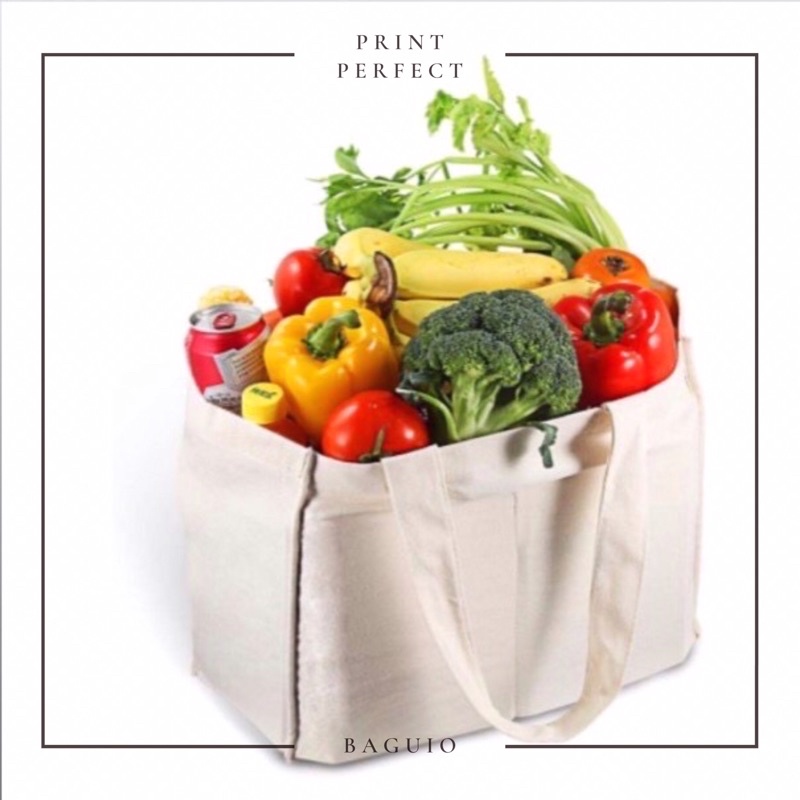 GROCERY BAG CANVAS OXFORD Shopee Philippines