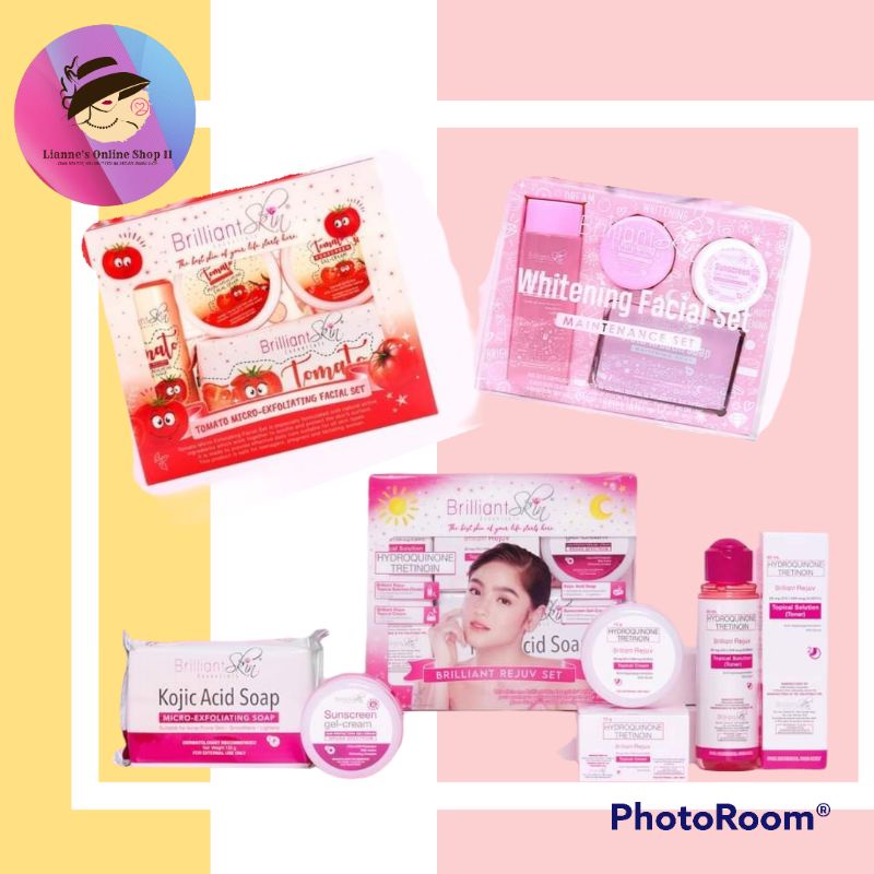 BRILLIANT ESSENTIALS REJUV / TOMATO SET / WHITENING FACIAL SET / CEO'S