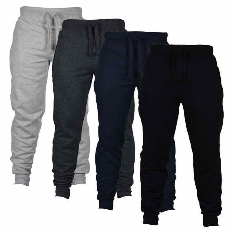 Unisex Plain Cotton Jogger Pants