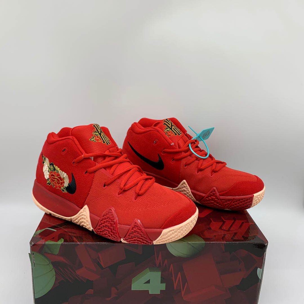 Kyrie 4 best sale red shoes