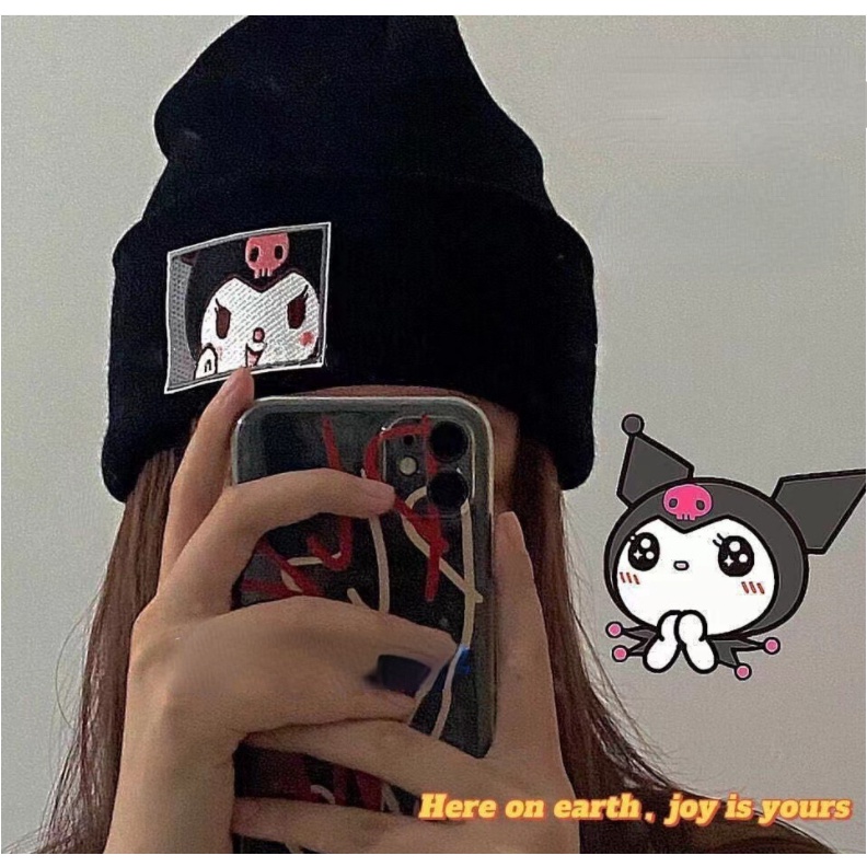 Cartoon Animation Hat Girl New Kulomi Kt Cat Cute Couple Kt Wool Cap ...