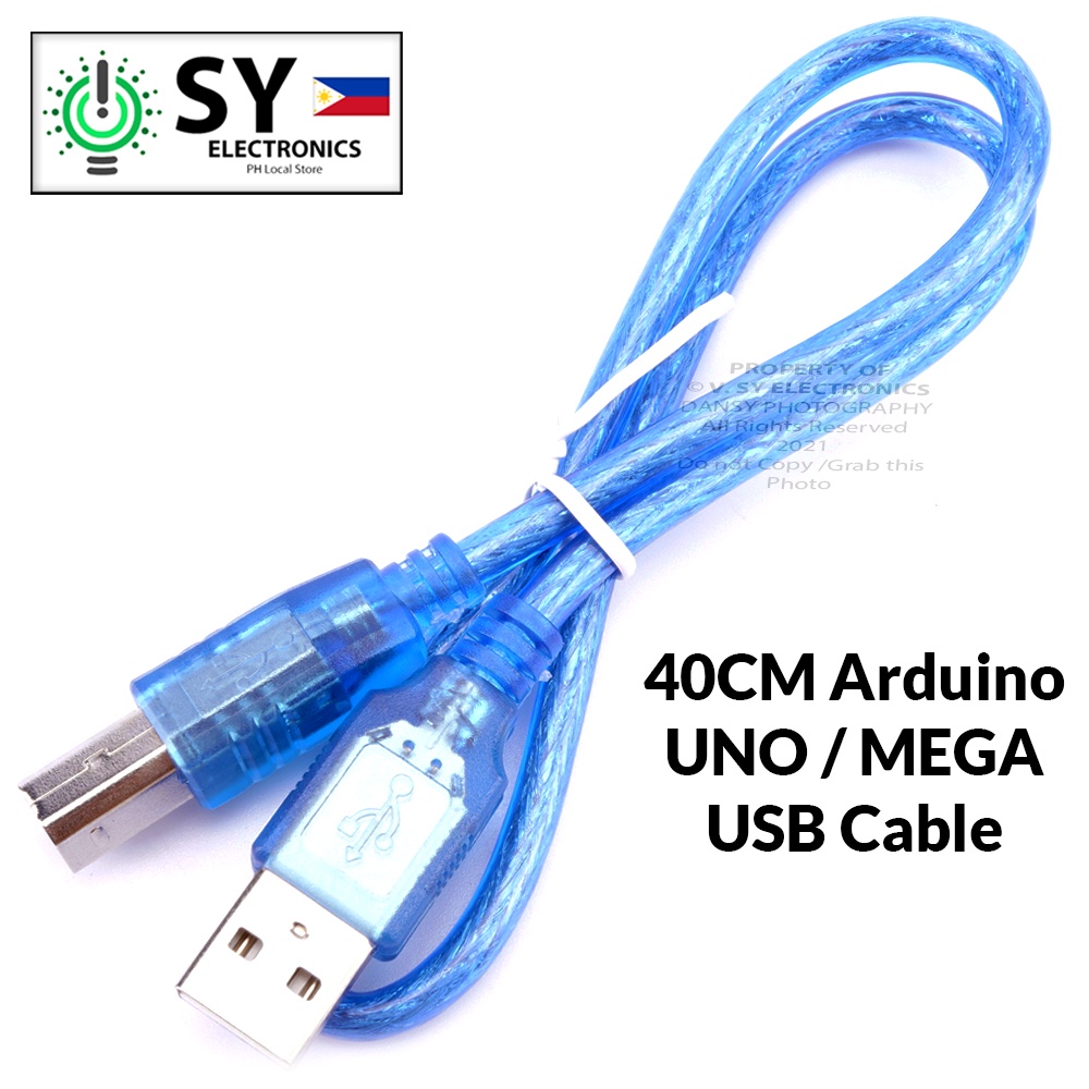 40CM Arduino USB Cable for UNO and MEGA USB Type A to Type B Adapter