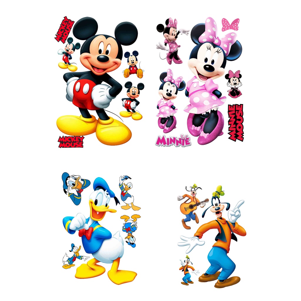 Sticker Vinyl cutting Graftac MICKEY MOUSE and Friends Size 30cm ...