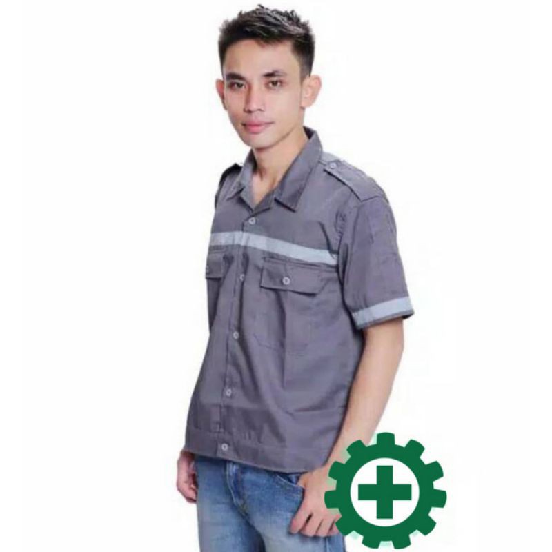 Safety Project Work Uniform 100% ORIGINAL Gray | Shopee Philippines