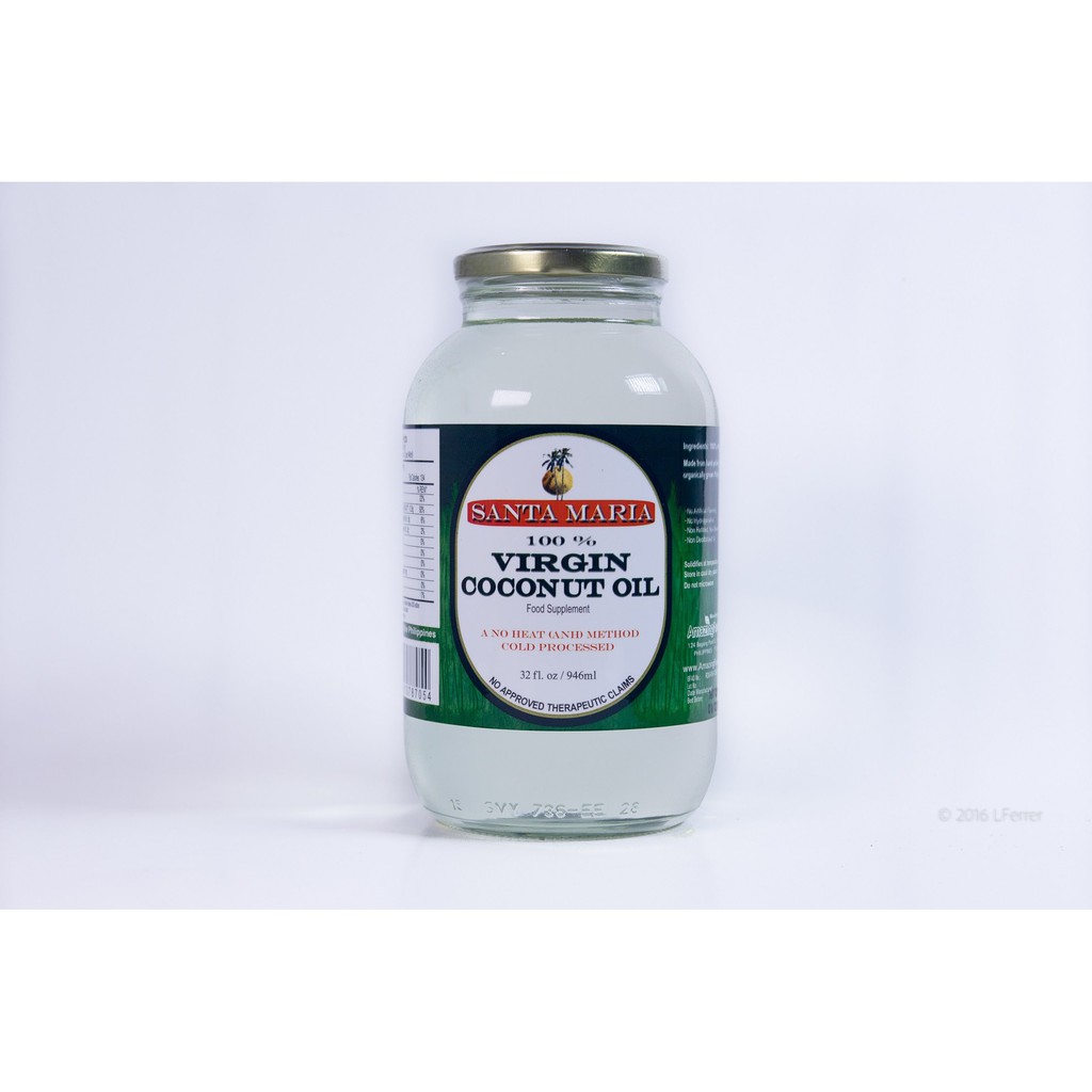 SANTA MARIA VCO Virgin Coconut Oil 946ml, Food Skin, Diaper Rash