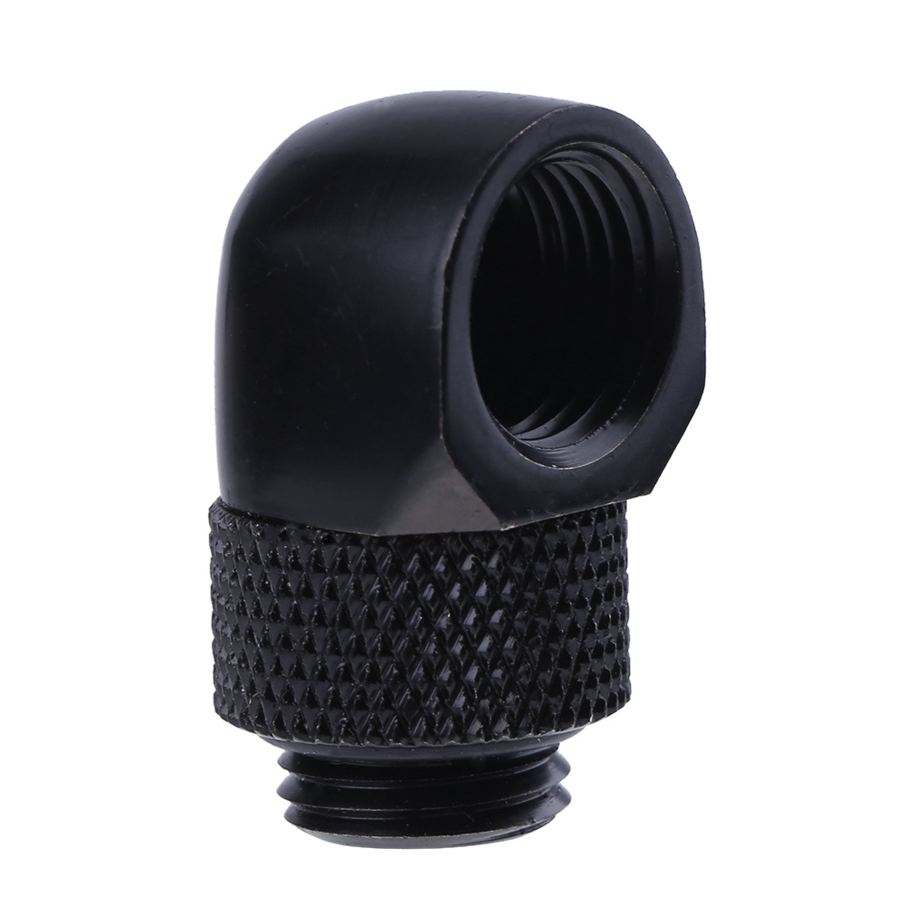 G1/4 Inner Outer Dual Thread 90 Degree Rotary Water Tube Connector ...
