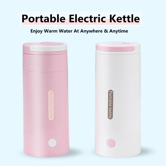 300ML Travel Kettle Portable Electric Kettle Mini Stainless Steel
