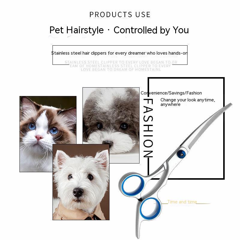 Curated visual reference: Grooming Scissors For Dogs Pet Dog Seam Scissors Curved Up Photo Inspiration