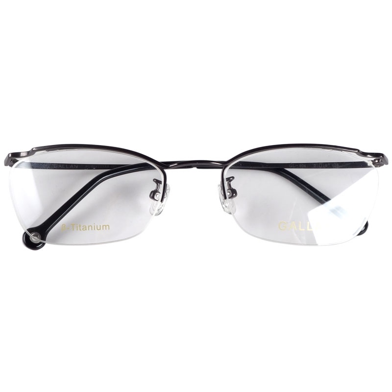 Women Half Rim Pure Titanium Spectacles Eyewear for Women/Men | Shopee ...