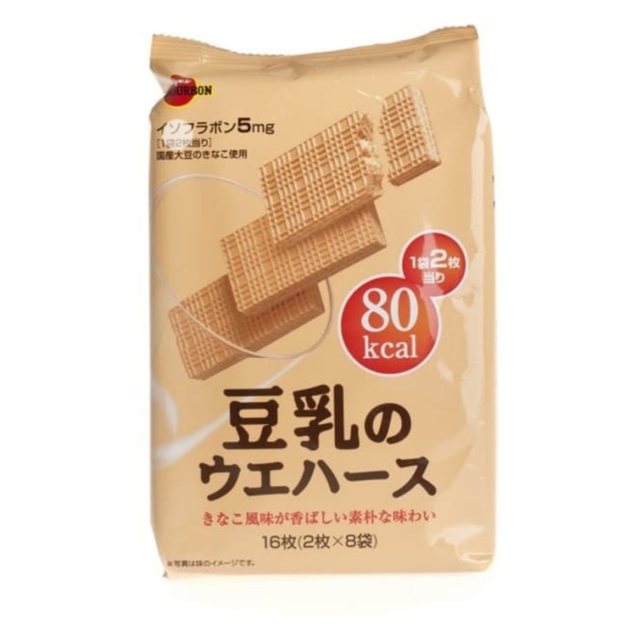 Bourbon Soy Milk Wafer Japanese Wafers Soy Milk (107 gr) Shopee