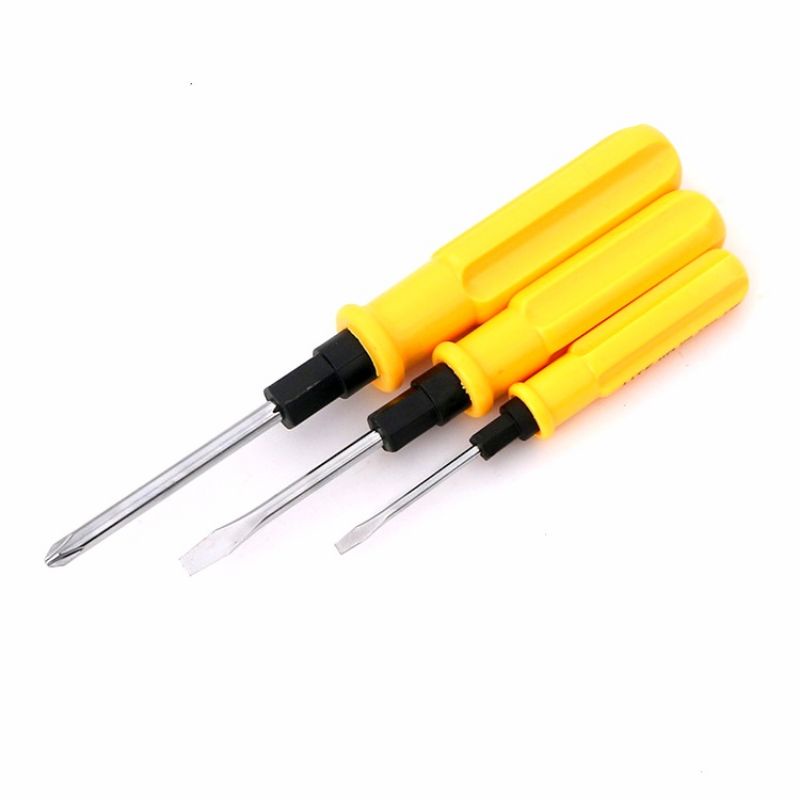 2 in 1 Screw Driver Dual Way Tip Screw Driver Plastic Hard Grip Screw ...