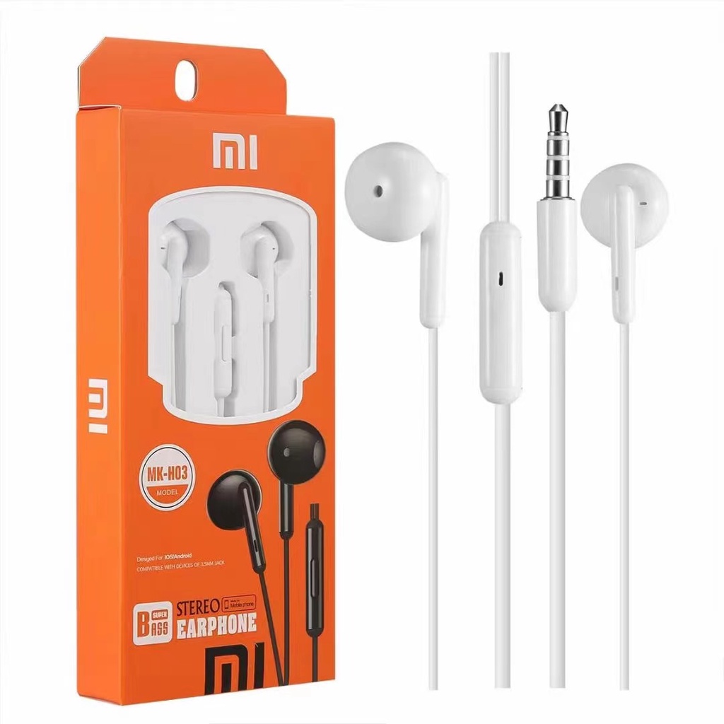 Xiaomi Wired Earphones With Microphone Universal For OPPO Headset Jack Wite Mic And Adjust Volume