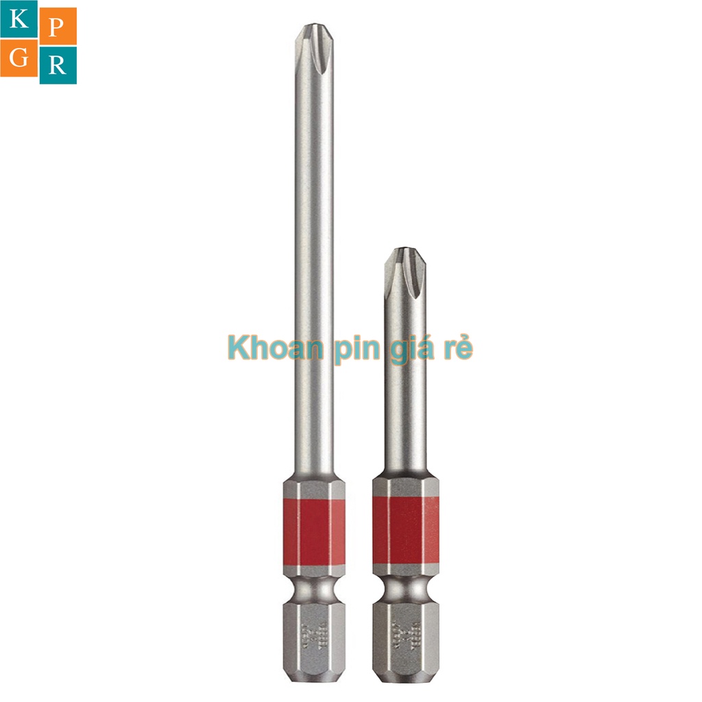 KPGR 4-sided chrome-coated screw bit with Vessel hexagonal shank ...