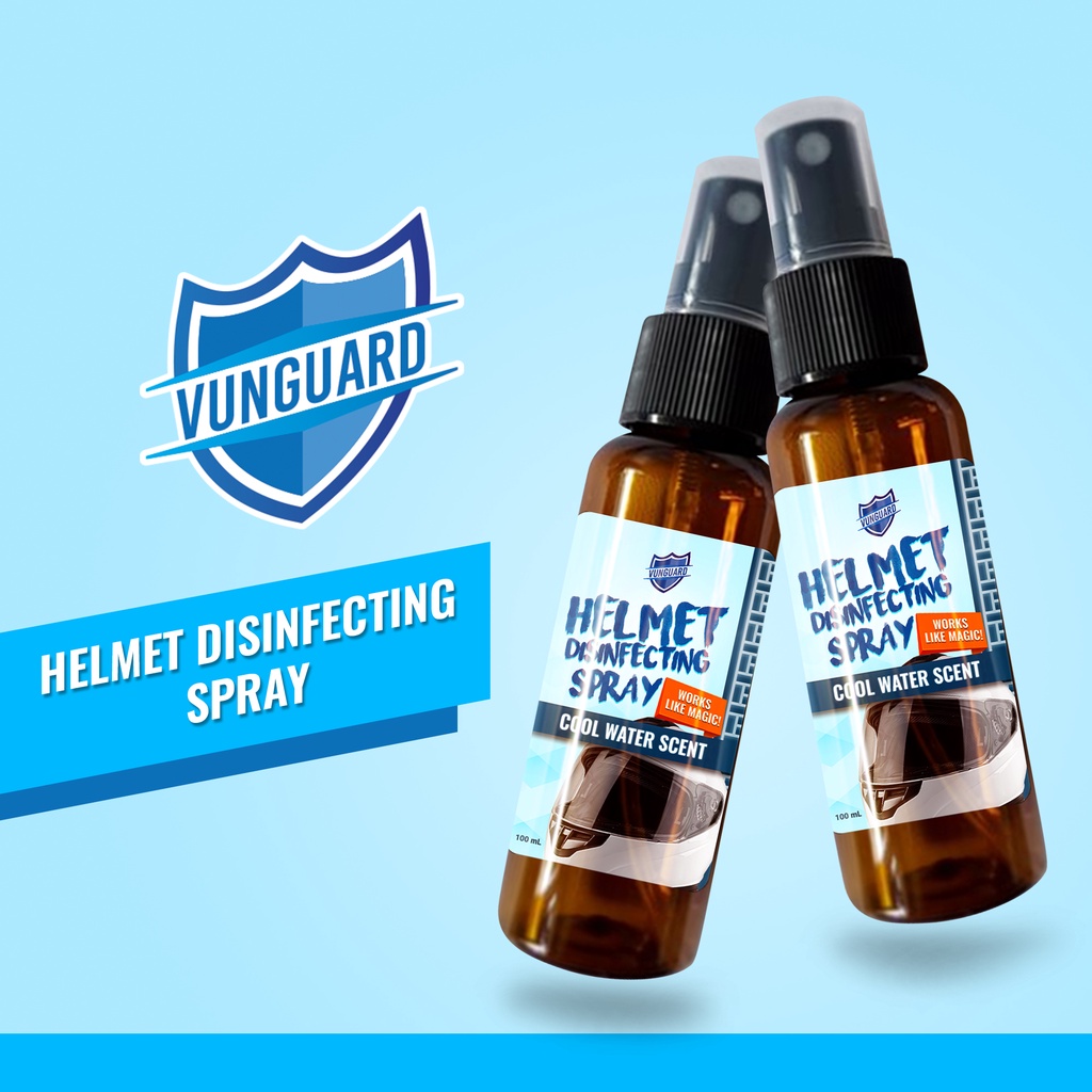 Vunguard Helmet Disinfecting Spray Cool Water Scent Shopee Philippines