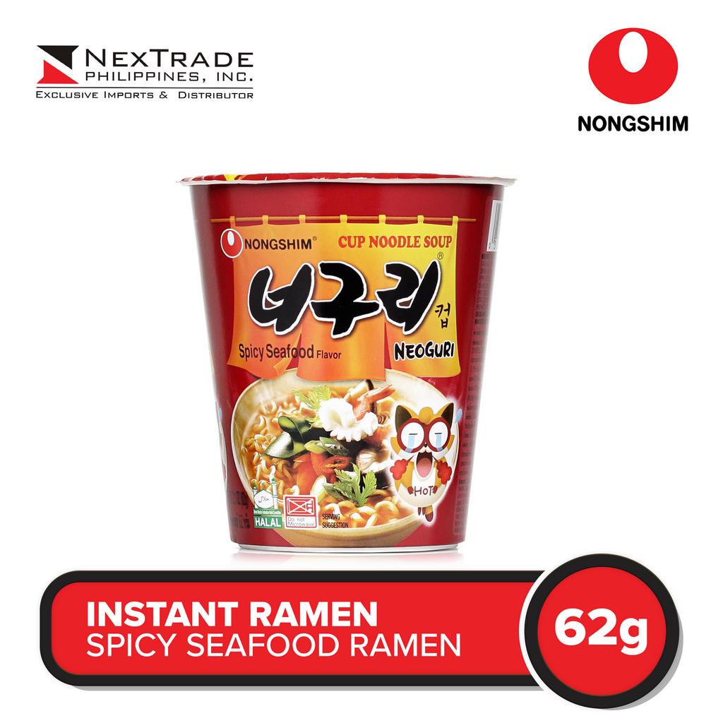 Nongshim Neoguri Spicy Seafood 62g | Shopee Philippines