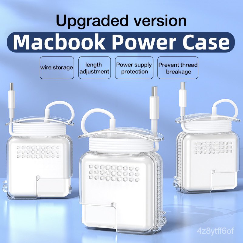 For Macbook Charger Case Soft Silicone Charger Protector for 140W 96W