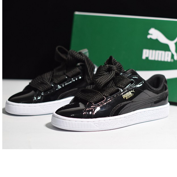 Puma basket cheap heart patent women's