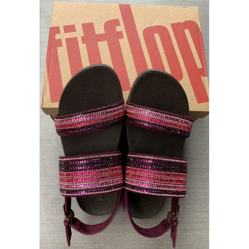 Brandnew Authentic Fitflop Rosa Crystal Mosaic Back Strap Sandals