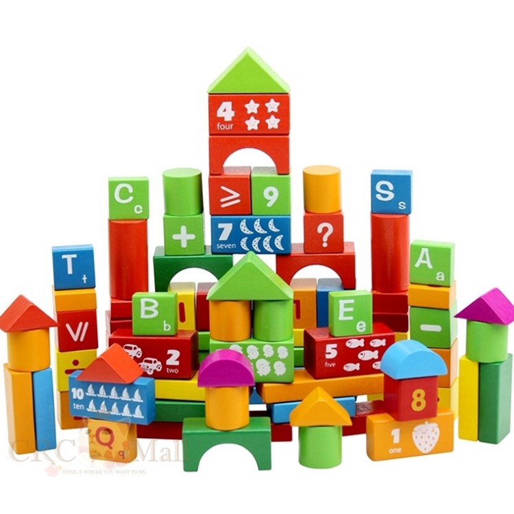 Lochee Wooden Block Set (100pcs) Shopee Philippines
