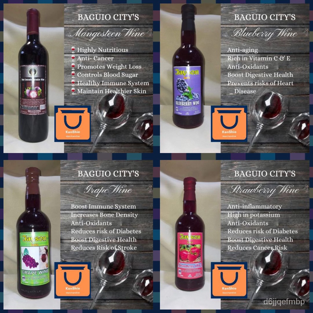 JAYSON IAN'S FRUIT WINE (Manufactured At Baguio City) Shopee Philippines