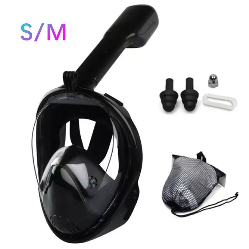 Full Face Snorkeling Set Anti Leak Easy Breathing Diving Mask ...