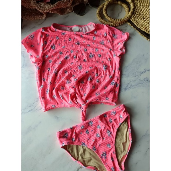 Neon Print Party Bikini Top XS
