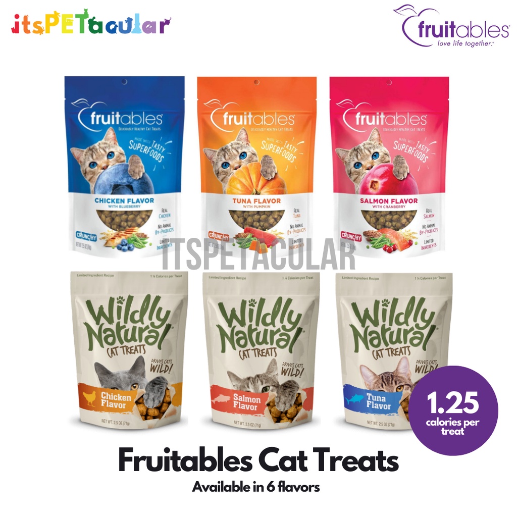 Fruitables / Wildly Natural Cat Treats (Low Calorie) Shopee Philippines