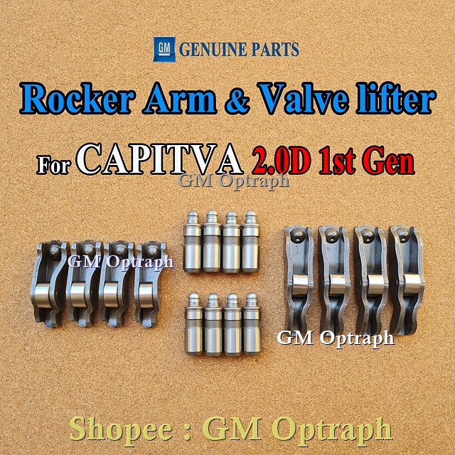 CAPTIVA 2.0D 1st Gen Intake & Exhaust Rocker Arm & Valve Lifter ( GM Genuine Original ) Shopee