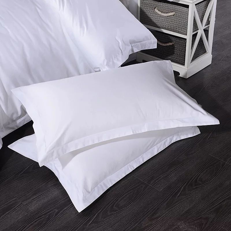 100 Cotton Soft Plain White Pillow Case (17*28inches) Sale Plain White