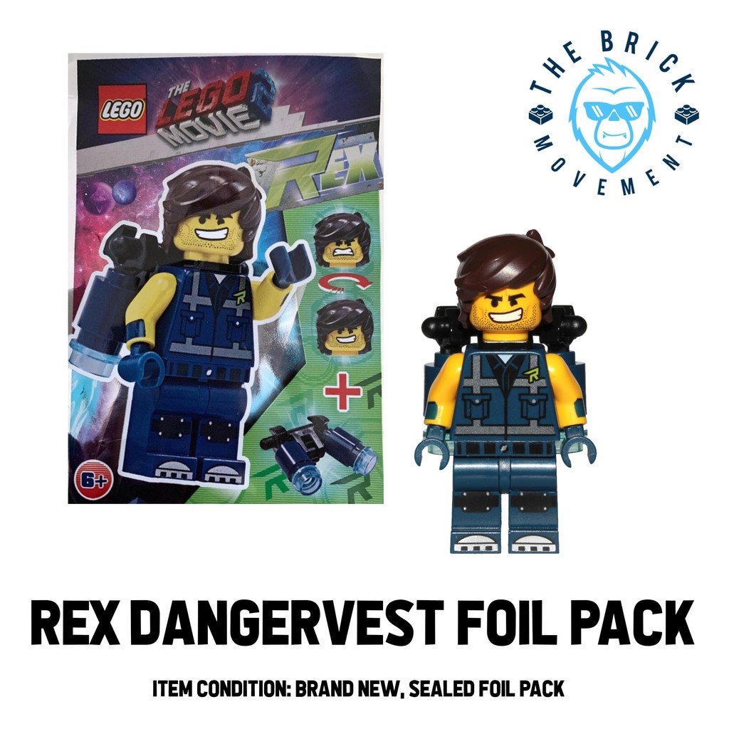 LEGO® THE LEGO® MOVIE 2 Rex Dangervest Foil Pack | Shopee Philippines