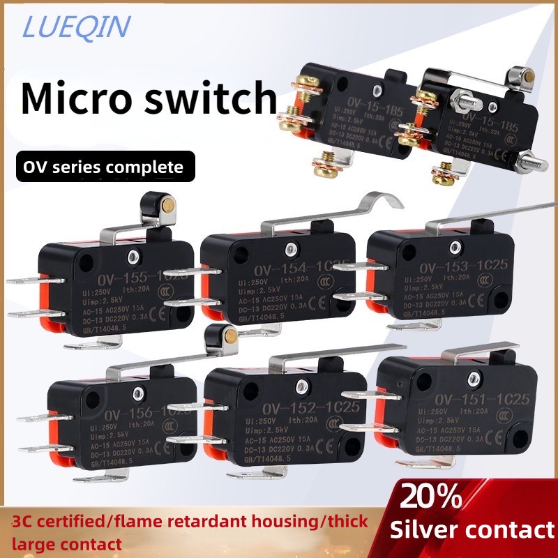 15A Micro Switch OV-156-1C25/OV-155-1C25/OV-152V-151-1C25 V-15 Limit ...