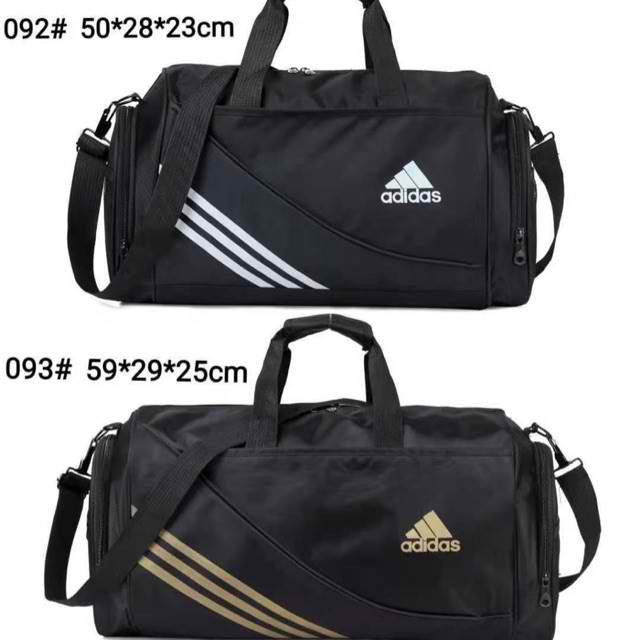 AC.gold stripe Adidas traveling Bag Big Bag