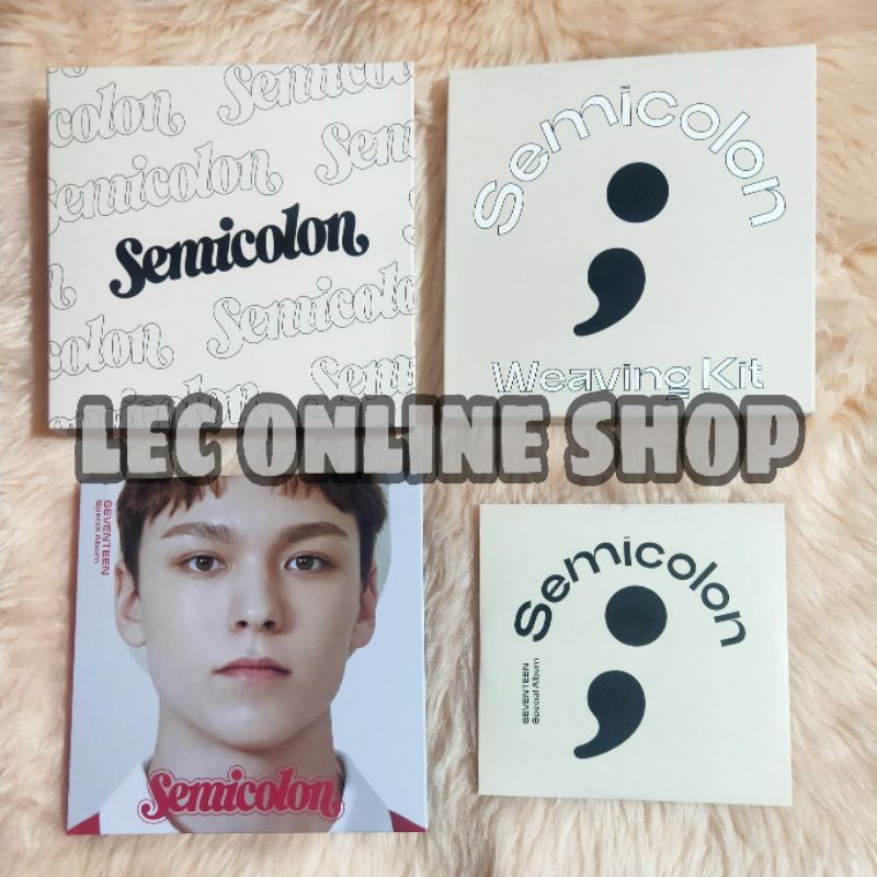 SEVENTEEN SEMICOLON ALBUM UNSEALED (COMPLETE INCLUSION) | Shopee ...