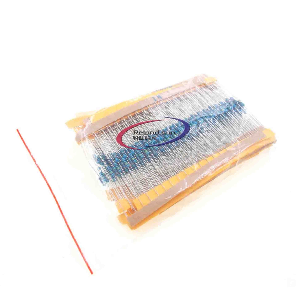 thumbnail image 2 of 600 Piece 1/4W Metal Film Resistor Kit – 30 Values, 20 Each – 1% Tolerance 2 of 5