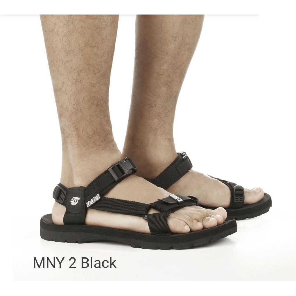 TRIBU SANDAL MNY black original Shopee Philippines