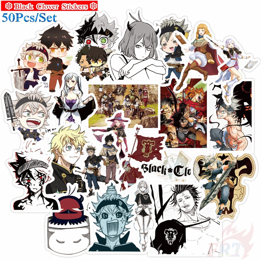 ❉ Black Clover - Series 03 Anime Asta Noell Silva Stickers ❉ 50Pcs/Set  Waterproof Fashion DIY Decals Doodle Stickers | Shopee Philippines