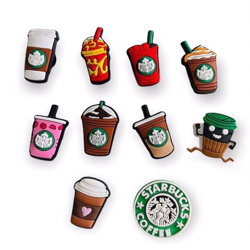 Starbucks drinks jibbitz for crocs | Shopee Philippines