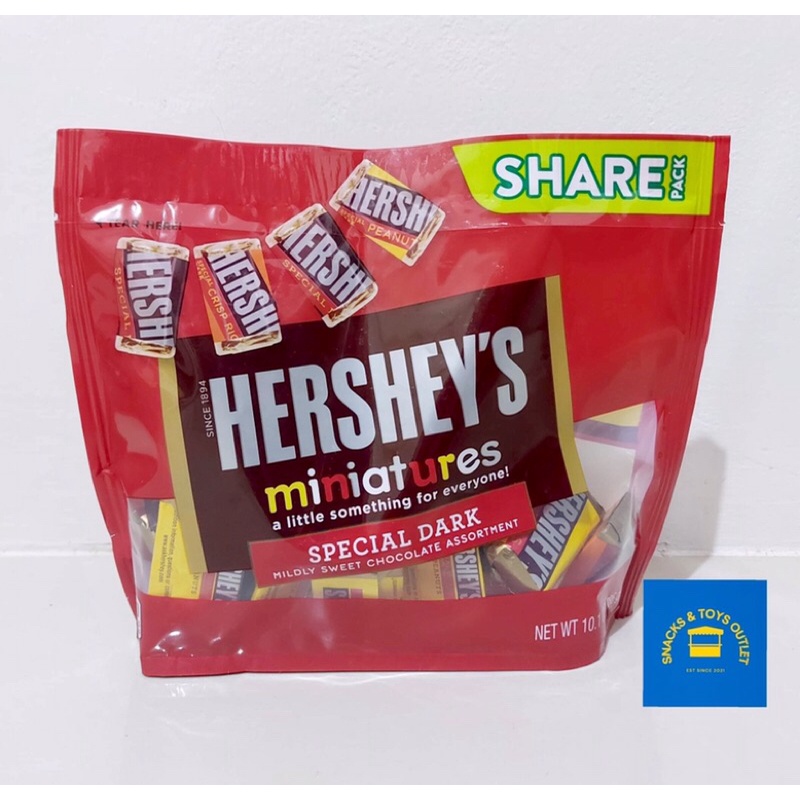 Hershey's Miniature Special Dark Chocolates 286g | Shopee Philippines