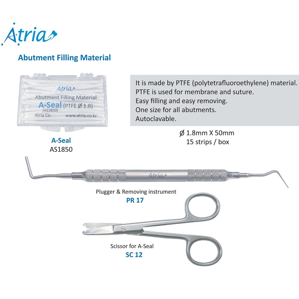 Dental Implant Abutment Filling Material Hexa Screw Hole Seal Dentistry