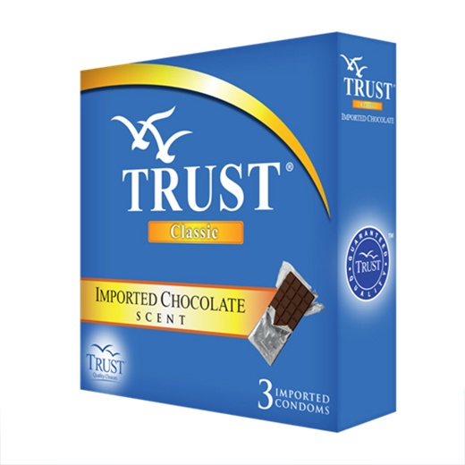 Monstermarketing Trust Condoms Classic Imported Chocolate Scent (1 Box ...